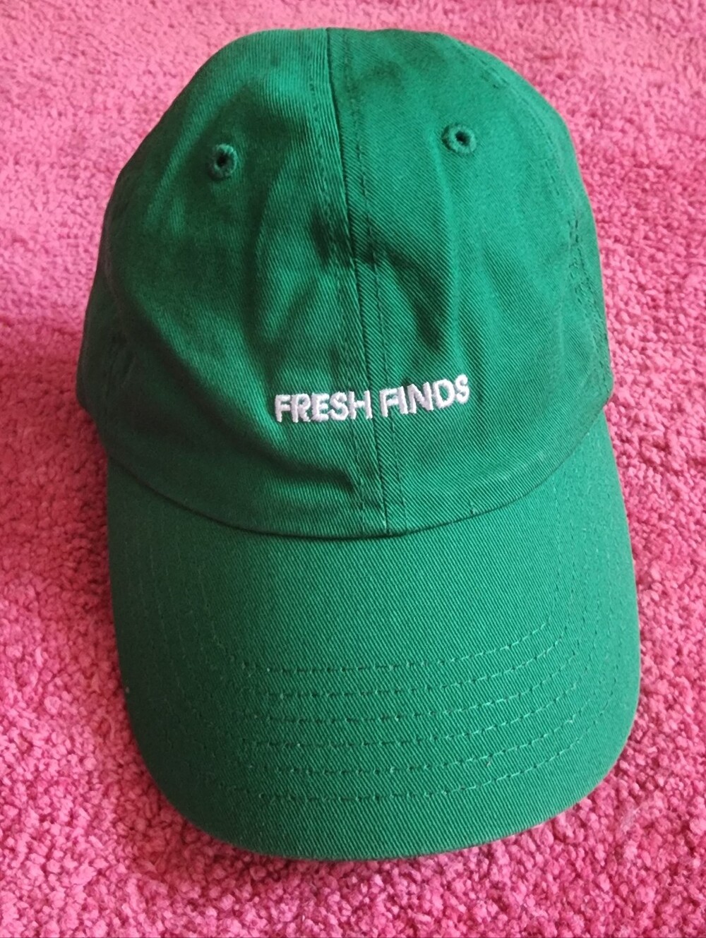 NWOT Fresh Finds Dad Cap Adjustable GREEN OS